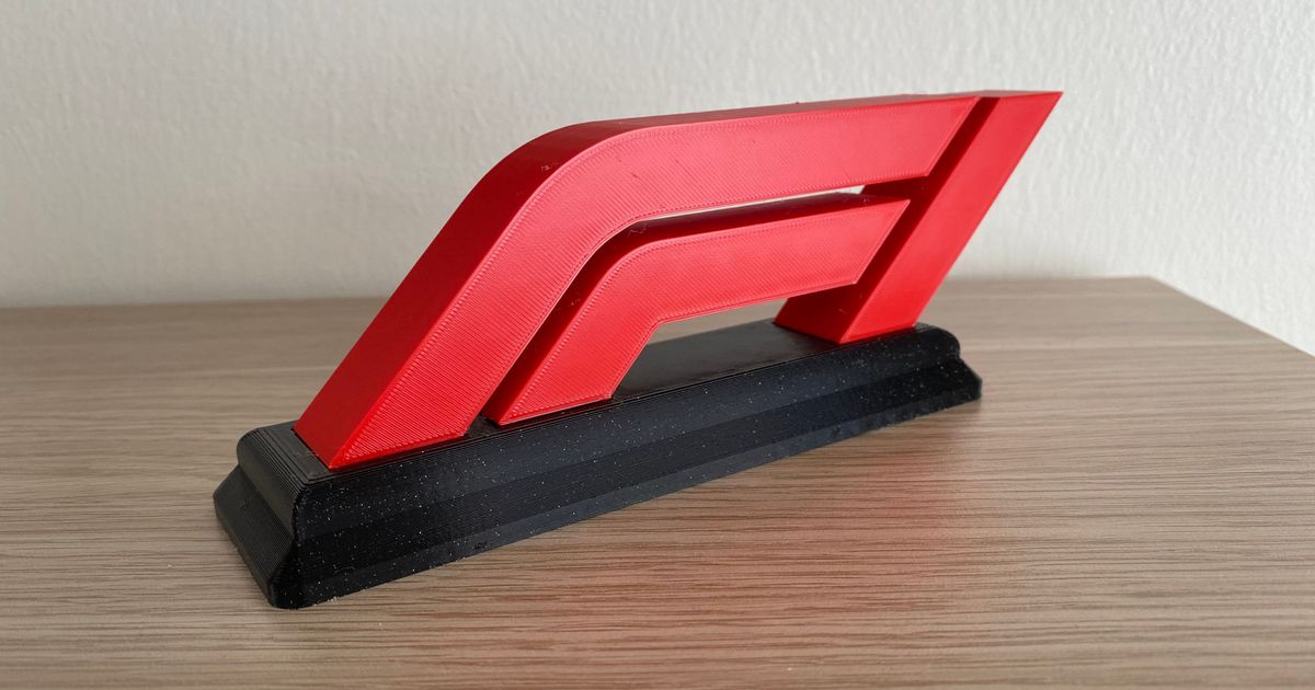 Formula 1 F1 - 3D Printed Sign Board