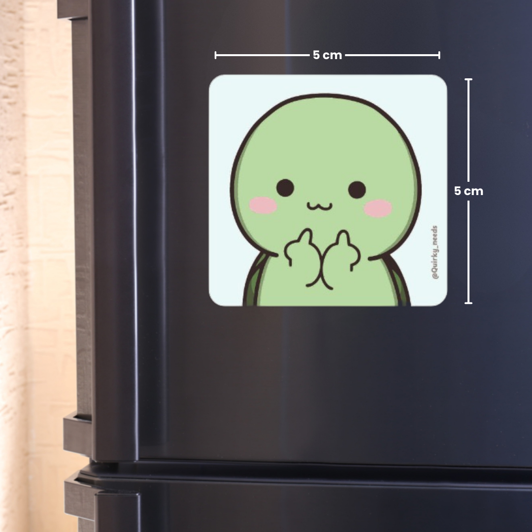 Me Turtle Cute - Fridge Magnet