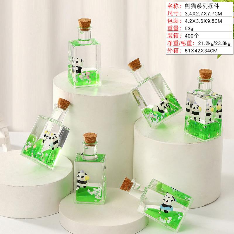 Mini Panda Water Showpiece Bottle