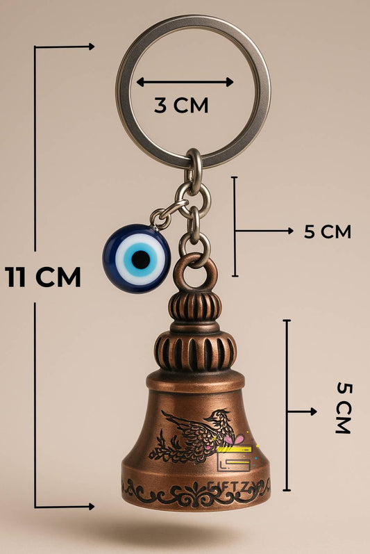 Evil Eye Gaurdian Bell - Keychain