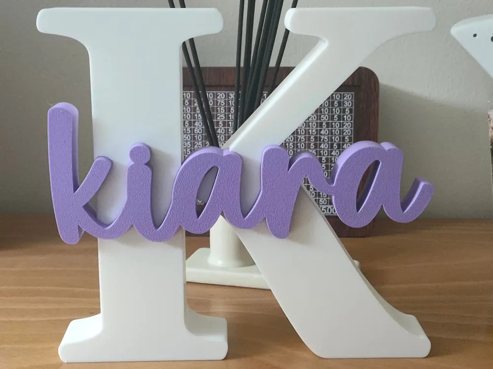 3D Printed Name Initial - Personalized