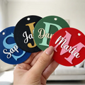 3D Printed Name Keychain - Personalized (Round)