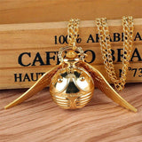 Harry Porter Snitch Pocket Watch | Chain, Golden