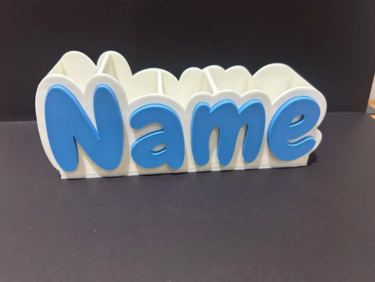 3D Printed Name Pen Stand - Personalized