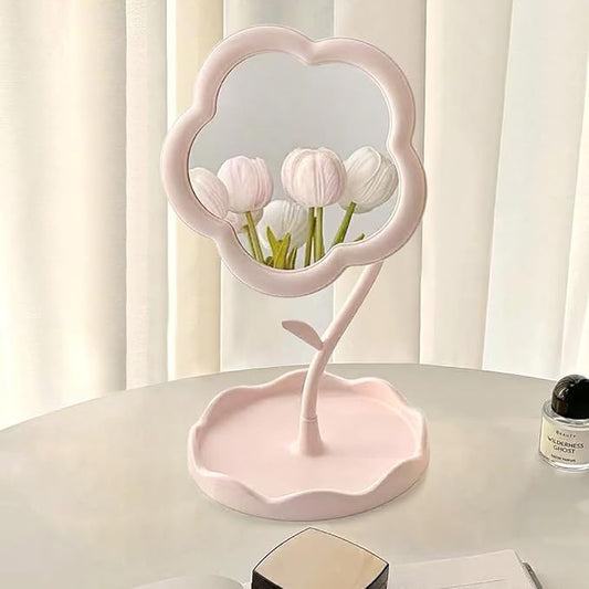 Flower Mirror with Jewellery Stand (Big)