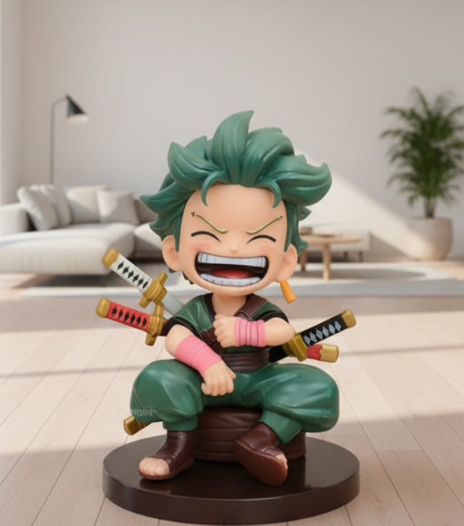Zoro Sitting & Laughing | Premium, 13cm