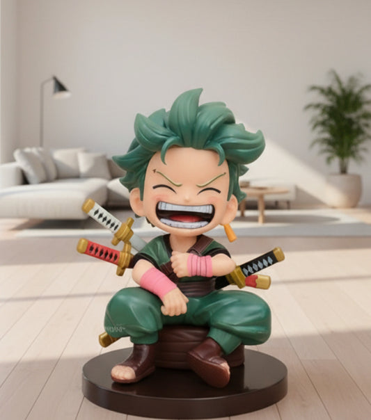 Zoro Sitting & Laughing | Premium, 13cm