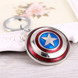 Captain America Revolving Keychain - Marvel (Metal Keychain)