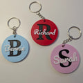3D Printed Name Keychain - Personalized (Round)