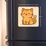 Orange Cat - Fridge Magnet