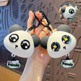 Squeeze Eyes Panda KeyChain