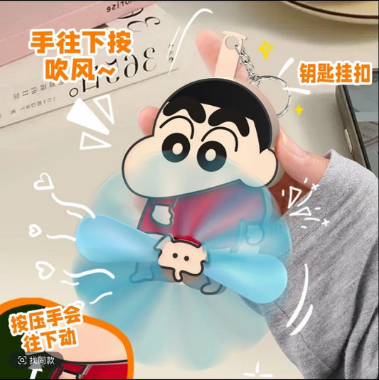 Shinchan Scratching Fan
