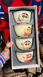 Shinchan Ceramic Noodle Soup Bowls Set