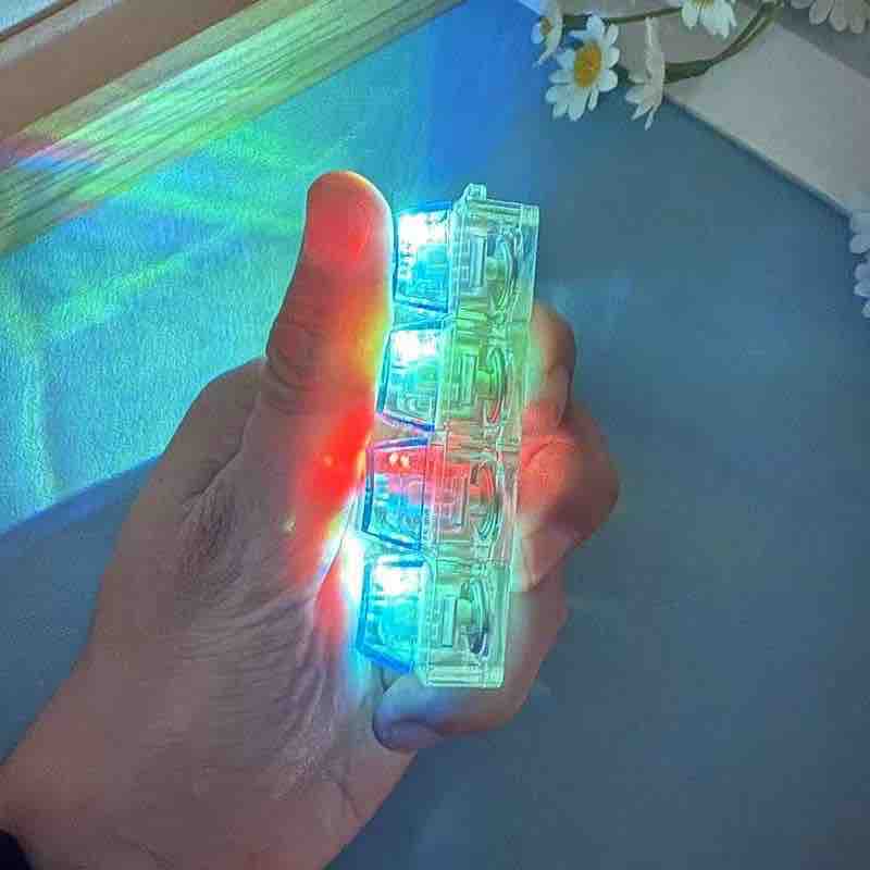 Mechanical Keyboard Fidget LED Keychain