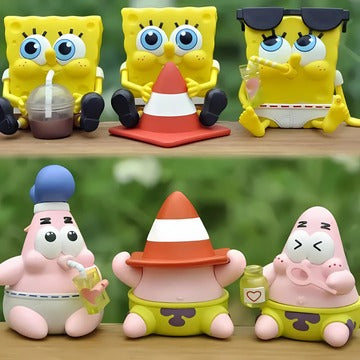 Spongebob and Patrick Action Figure | 7-8cm, Single Piece