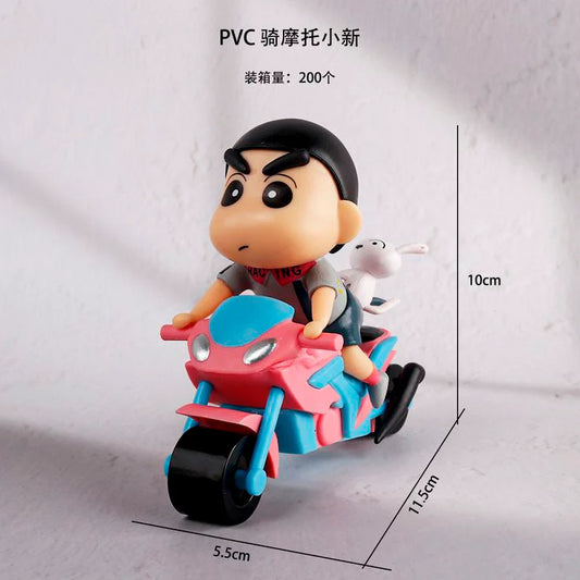 Shinchan Shiro Bike Funny