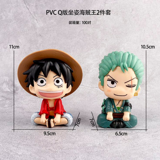 Zoro/Luffy Sitting 10-11cm (Single) - One Piece
