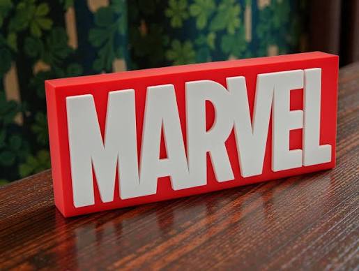 MARVEL - 3D Printed Sign Board