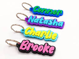 3D Printed Name Keychain - Personalized