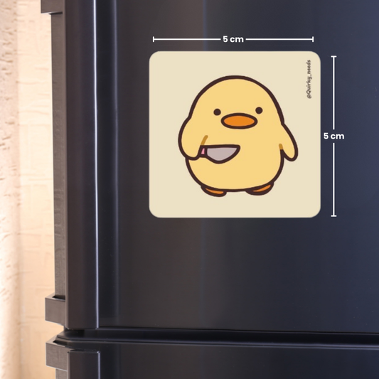 Knife Duck - Fridge Magnet