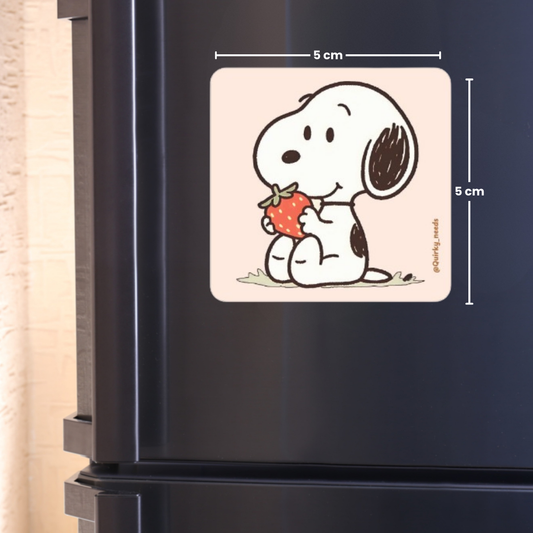 Strawberry Dog - Fridge Magnet